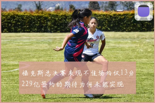 福克斯总决赛表现不佳场均仅13分229亿签约的期待为何未能实现